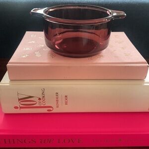 VINTAGE 80s Purple Amethyst Small Baking Dish Casserole